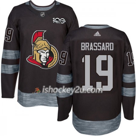 Mænd NHL Ottawa Senators Trøje Derick Brassard 19 1917-2017 100th Anniversary Adidas Sort Authentic Mænd NHL Ottawa Senators Trøje Derick Brassard 19 1917-2017 100th Anniversary Adidas Sort Authentic